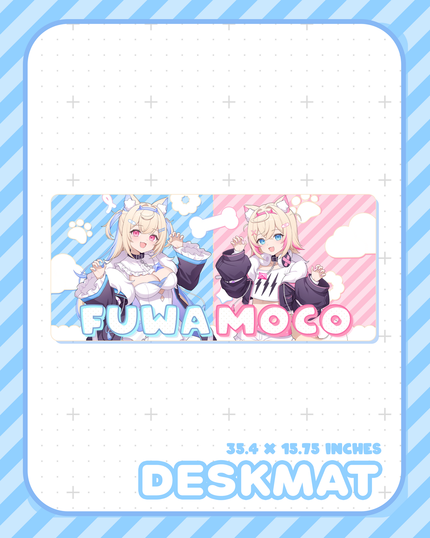 FUWAMOCO Deskmat